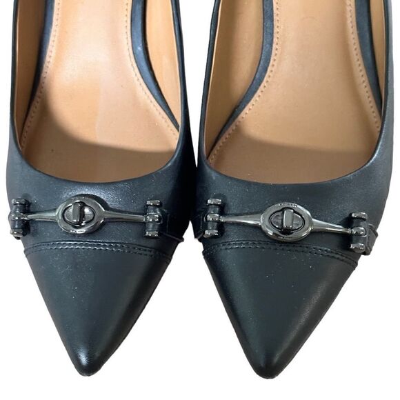 COACH Women’s Lauri Pointed-Toe Pumps in the Size 9M in Black Color - Picture 4 of 10